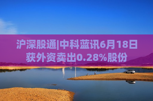 沪深股通|中科蓝讯6月18日获外资卖出0.28%股份