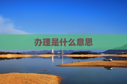 办理是什么意思  第1张
