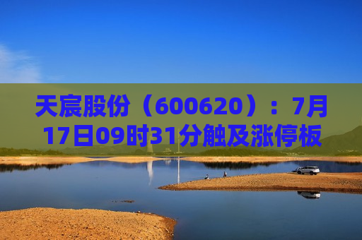 天宸股份（600620）：7月17日09时31分触及涨停板
