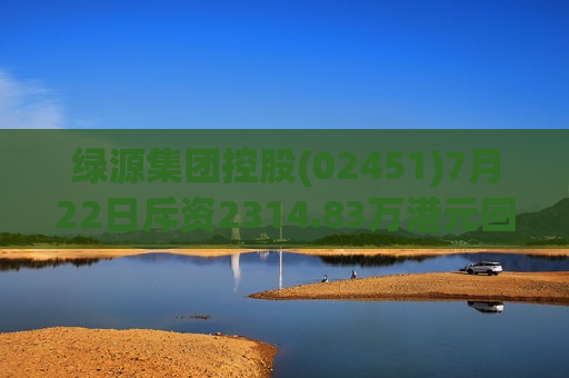 绿源集团控股(02451)7月22日斥资2314.83万港元回购373万股  第1张