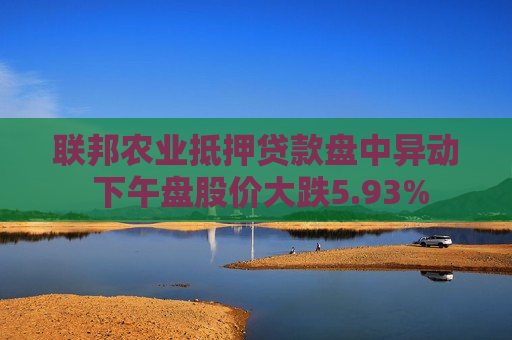 联邦农业抵押贷款盘中异动 下午盘股价大跌5.93%