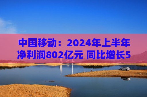 中国移动：2024年上半年净利润802亿元 同比增长5.3%