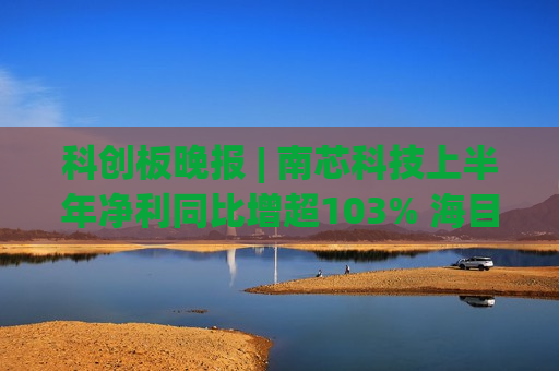 科创板晚报 | 南芯科技上半年净利同比增超103% 海目星中标12.5亿元海外项目