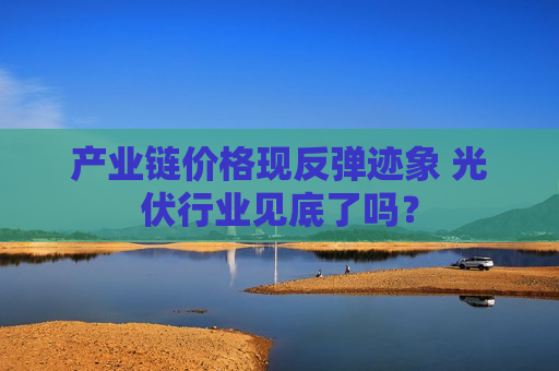 产业链价格现反弹迹象 光伏行业见底了吗？  第1张