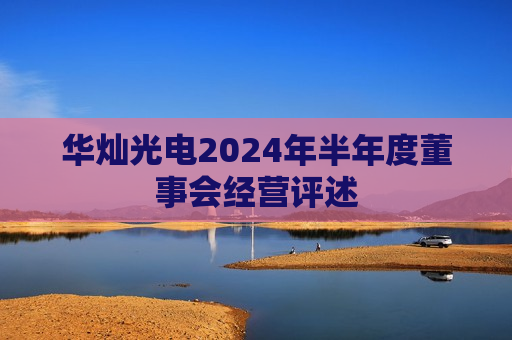 华灿光电2024年半年度董事会经营评述