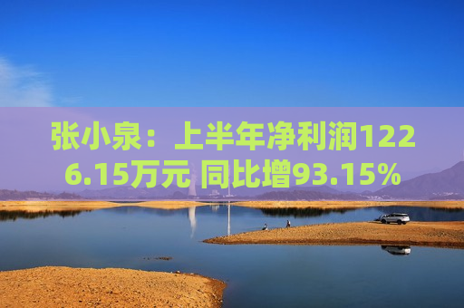 张小泉：上半年净利润1226.15万元 同比增93.15%  第1张