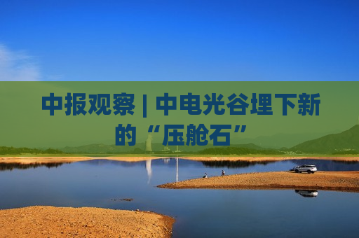 中报观察 | 中电光谷埋下新的“压舱石”  第1张