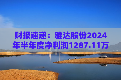 财报速递：雅达股份2024年半年度净利润1287.11万元  第1张