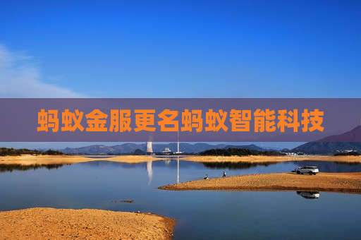 蚂蚁金服更名蚂蚁智能科技
