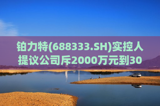 铂力特(688333.SH)实控人提议公司斥2000万元到3000万元回购股份