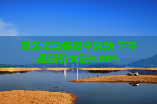 意法半导体盘中异动 下午盘股价大涨5.00%