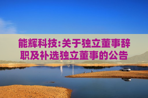 能辉科技:关于独立董事辞职及补选独立董事的公告