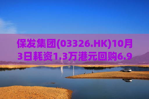 保发集团(03326.HK)10月3日耗资1.3万港元回购6.9万股