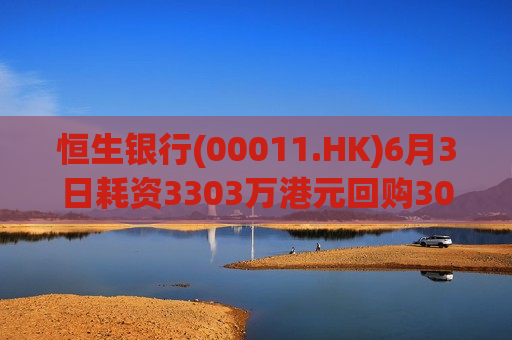 恒生银行(00011.HK)6月3日耗资3303万港元回购30万股