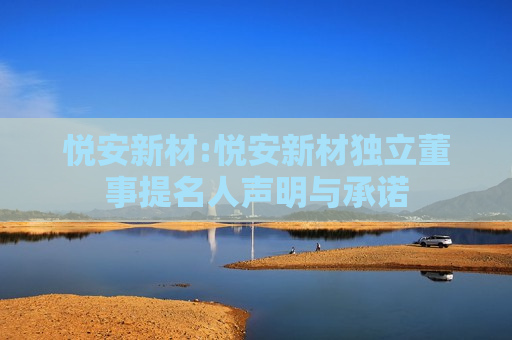 悦安新材:悦安新材独立董事提名人声明与承诺  第1张