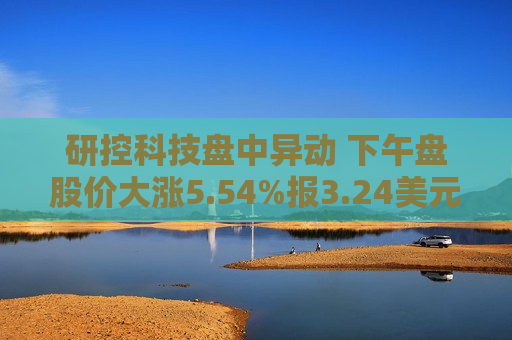 研控科技盘中异动 下午盘股价大涨5.54%报3.24美元