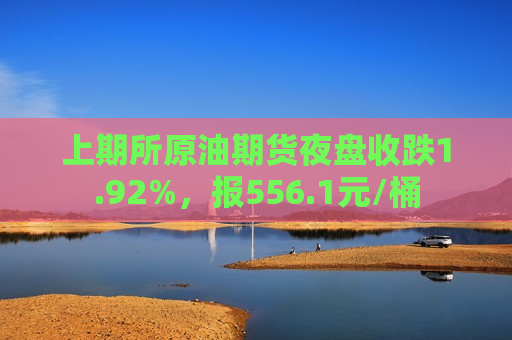 上期所原油期货夜盘收跌1.92%，报556.1元/桶