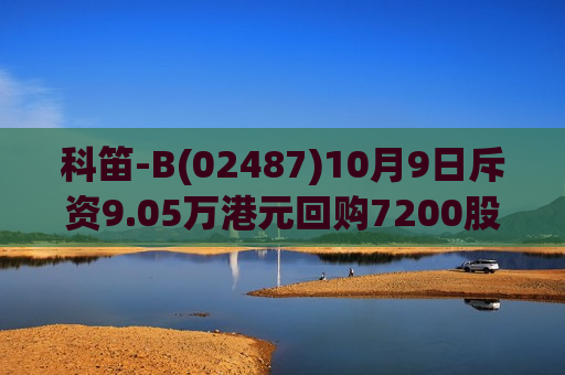 科笛-B(02487)10月9日斥资9.05万港元回购7200股  第1张