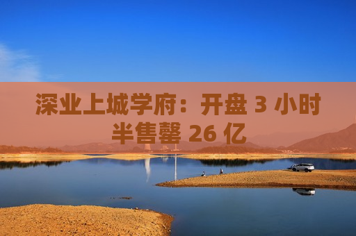 深业上城学府：开盘 3 小时半售罄 26 亿