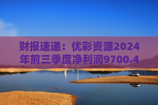 财报速递：优彩资源2024年前三季度净利润9700.42万元