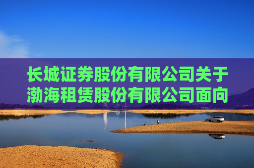 长城证券股份有限公司关于渤海租赁股份有限公司面向合格投资者公开发行公司债券临时受托管理事务报告
