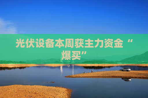 光伏设备本周获主力资金“爆买”