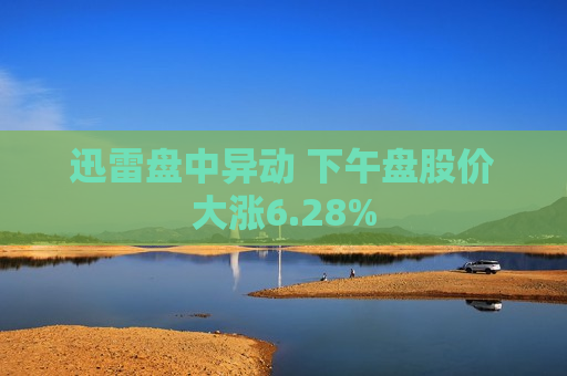 迅雷盘中异动 下午盘股价大涨6.28%