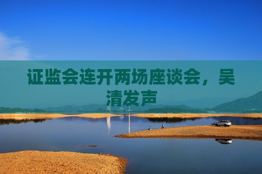  *** 连开两场座谈会，吴清发声