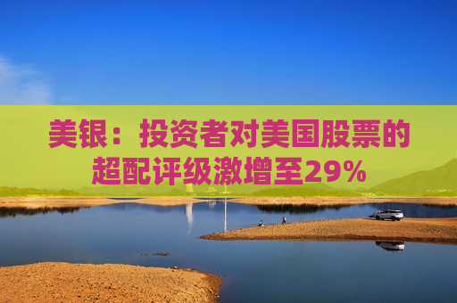 美银：投资者对美国股票的超配评级激增至29%