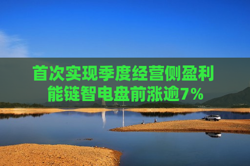 首次实现季度经营侧盈利 能链智电盘前涨逾7%
