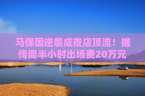 马保国逆袭成夜店顶流！据传闻半小时出场费20万元，还涉足二次元展会、商场庆典等