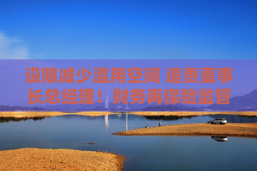 设限减少滥用空间 追责董事长总经理！财务再保险监管迎规范