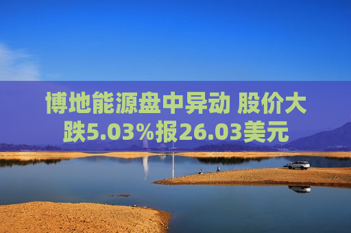 博地能源盘中异动 股价大跌5.03%报26.03美元