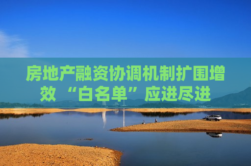 房地产融资协调机制扩围增效 “白名单”应进尽进