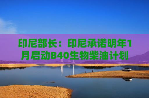 印尼部长：印尼承诺明年1月启动B40生物柴油计划