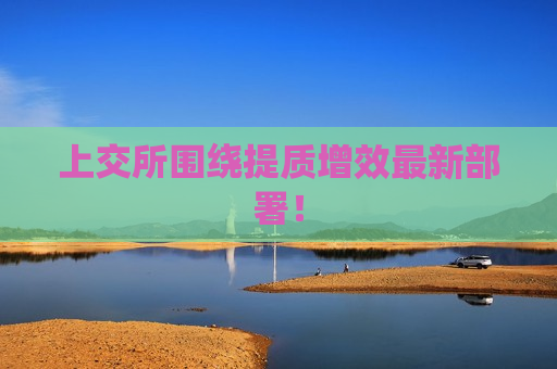 上交所围绕提质增效最新部署！