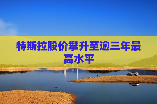 特斯拉股价攀升至逾三年更高水平