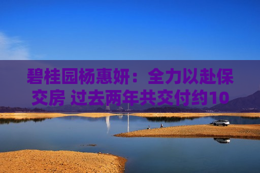 碧桂园杨惠妍：全力以赴保交房 过去两年共交付约100万套