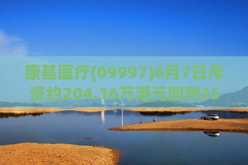 康基医疗(09997)6月7日斥资约204.16万港元回购35万股