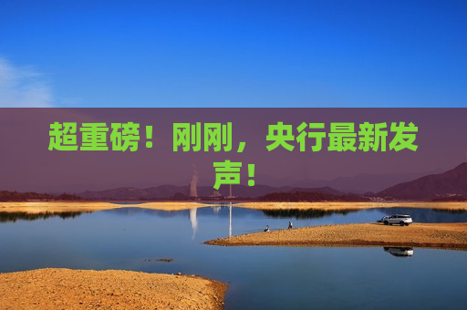 超重磅！刚刚，央行最新发声！  第1张