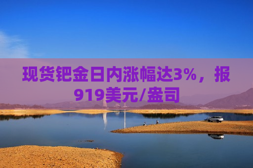 现货钯金日内涨幅达3%，报919美元/盎司