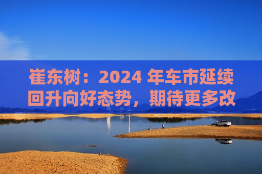 崔东树：2024 年车市延续回升向好态势，期待更多改善措施