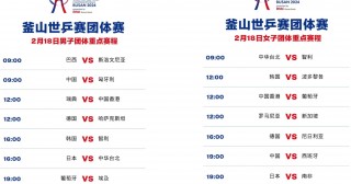 今日世乒赛比赛时间(今日世乒赛比赛时间26日)