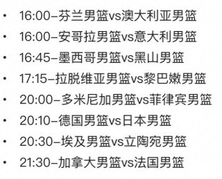 男篮世界杯时间(男篮世界杯时间2023)