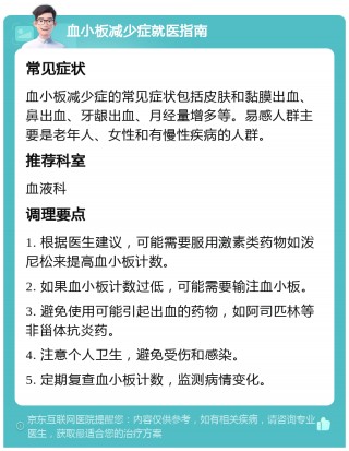 血小板减少症能治愈吗(免疫性血小板减少症能治愈吗)