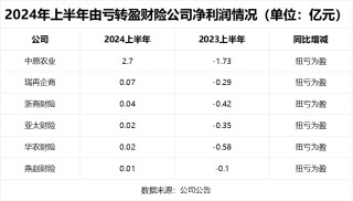 非上市财产险公司年中成绩单：头部公司盈利一枝独秀 行业净利润普遍下降