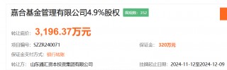 又一家股东寻求 *** 股权，嘉合基金4.9%股权挂牌，底价3196.37万元