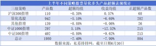 上半年私募“军备竞赛”观察：量化产品备案占比近四成，3家百亿元机构登顶