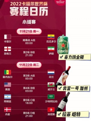 今年世界杯赛程表时间(今年世界杯赛程表时间表格)