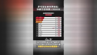 女乒乓球世界排名前十(女乒乓球世界排名前十退役)